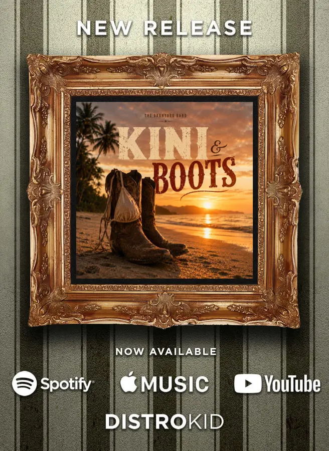 Kini & Boots by The Barnyard Band, release artwork